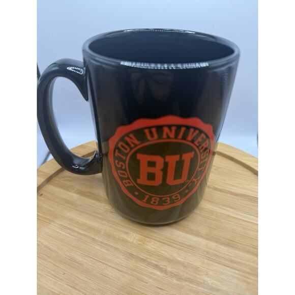 Boston University GRANDPA Metal Plate Mug Coffee Tea Red Black - Picture 2 of 3